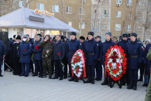 Открытие мемориала "Чёрный тюльпан" в Астрахани